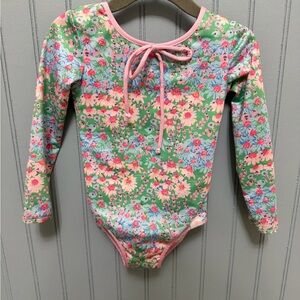 Floral Long Sleeve Leotard